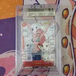2024 One Piece Nami Manga Art Foil #OP01-016 BGS 9.5 - Image 1