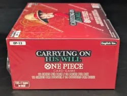 Lot of (12) One Piece OP-13 Carrying On His Will Booster Boxes Sealed English - Image 5
