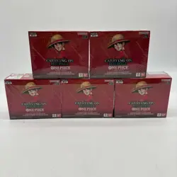 Lot of (5) One Piece English OP-13 Carrying On His Will Booster Boxes Sealed - Image 1