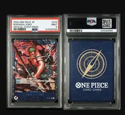 One Piece PSA 9 Roronoa Zoro SR Promo 2025 ST21-015 Event Prize Japanese - Image 3