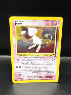 Pokemon TCG Mew 2000 WOTC Black Star Promo 9 Holo League Pokemon Card P - Image 2