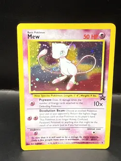Pokemon TCG Mew 2000 WOTC Black Star Promo 9 Holo League Pokemon Card C - Image 2