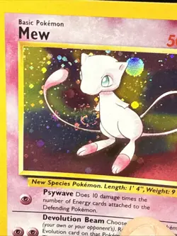 Pokemon TCG Mew 2000 WOTC Black Star Promo 9 Holo League Pokemon Card C - Image 3