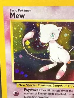 Pokemon TCG Mew 2000 WOTC Black Star Promo 9 Holo League Pokemon Card B - Image 4