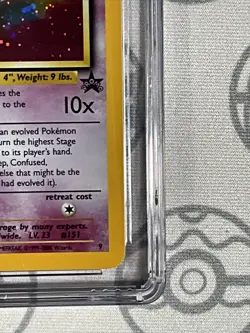 CGC 9 TCG Mew Holo Rare Vintage Promo #9 Card Pokemon League GRADED PSA 7157 - Image 5