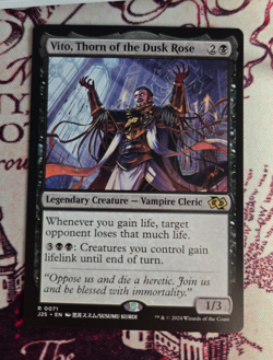 MTG Vito, Thorn of the Dusk Rose Showcase Anime Foundations Jumpstart NM - Image 1