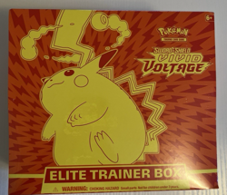 Pokemon TCG Sword & Shield Vivid Voltage Elite Trainer Box Sealed - Image 1