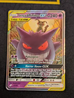 Gengar & Mimikyu GX 53/181 — Pokemon Team Up — Rare Holo Tag Team - Image 1