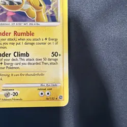 Pokemon Card - Raikou Cracked Ice Secret Wonders 16/132 Holo Rare LP - Image 4