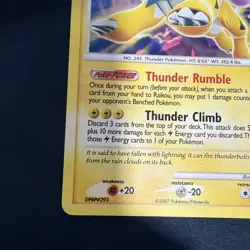 Pokemon Card - Raikou Cracked Ice Secret Wonders 16/132 Holo Rare LP - Image 5