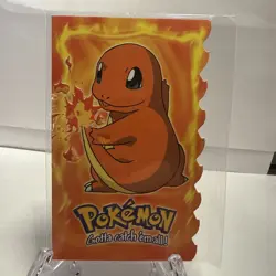 Pokemon Topps the Movie Animation Non-Holo Die-Cut Charmander Card 4 of 12 - Image 1
