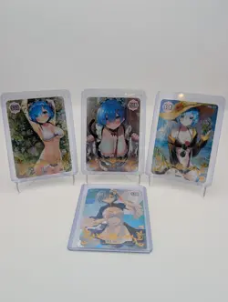 Rem, Re:Zero Waifu Cards Goddess Story Senpai Doujin Anime girl CCG Waifu Cards - Image 1