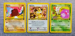Team Rocket 1st EDITION Pokemon Card 7 Lot LP/NM Dark SlowBro Squirtle Machop + - Image 4