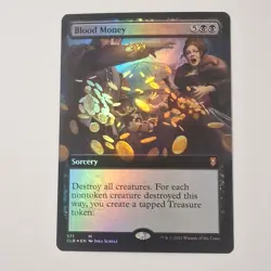 Blood Money (Extended Art) - FOIL - Commander Legends: Battle for Baldur's Gate - Image 1