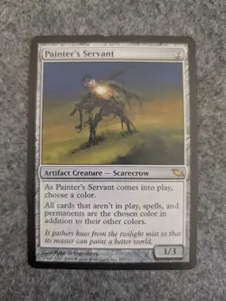 Painter’s Servant Shadowmoor Lightly Played (LP) MTG Magic - Image 1