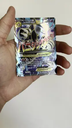 M Mewtwo EX (159/162 Full Art) Breakthrough Holo Ultra Rare Mega Pokemon Card - Image 2