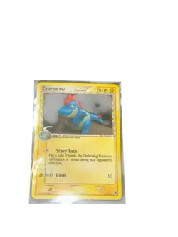 💥 Croconaw Pokemon TCG 2006 (Dragon Frontiers ) Non Holo Vintage Card # 27/101 - Image 1