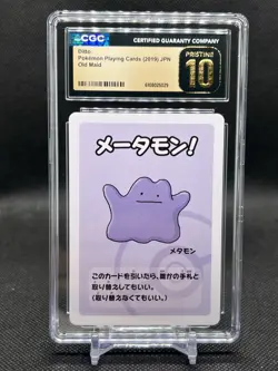 🔥CGC PRISTINE 10🔥DITTO POKEMON JAPANESE OLD MAID PLAYING CARDS - Image 1