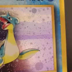 Pokemon Lapras 131 Mystery of the Fossils Holo Rare 80 HP Japanese TCG 1996 - Image 3