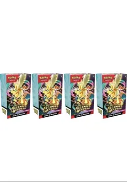 Pokemon TCG: Mega Evolution-Ascended Heroes Booster Bundle (6 Packs)- Lot of 4 - Image 1