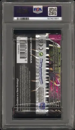 2021 POKEMON FUSION STRIKE FOIL BOOSTER PACK GIGANTAMAX GENGAR PSA 8 NEAR MINT - Image 2