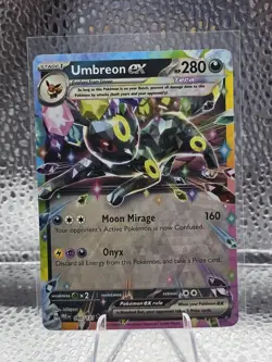 Pokemon Umbreon EX 060/131 Ultra Rare Holo Prismatic Evolutions Card - Image 1