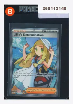 Pokemon Lillie's Determination Full Art 2025 169/132 MEG English - Image 1