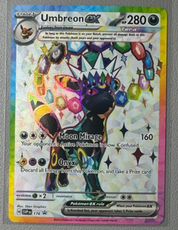 Pokemon Prismatic Evolutions Umbreon ex 176 SVP176 Figure Collection Promo 9 - Image 1