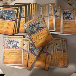 Pokemon TCG Lot of 100 EACH Lucario & Tyranitar Holo Rare Cosmos Holo Stamped NM - Image 1