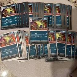 Pokemon TCG Lot of 100 EACH Lucario & Tyranitar Holo Rare Cosmos Holo Stamped NM - Image 2