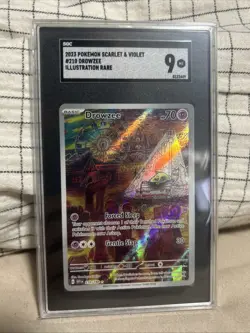 2023 POKEMON SCARLET & VIOLET 210/198 DROWZEE- SGC 9 - Image 1