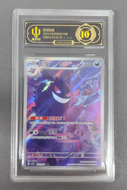 APH 10 Pokemon TCG Gengar 0307/07 Chinese CBB3 CS Full Art Rare Gem Pack Vol. 3 - Image 1