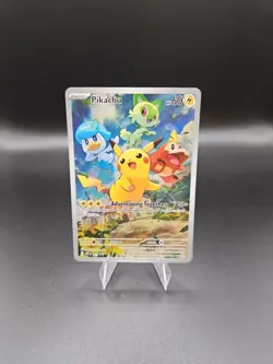 Pokemon Pikachu TCG Black Star Promo SVP027 Holo - Paldea Evolved #027 NM Promo - Image 3