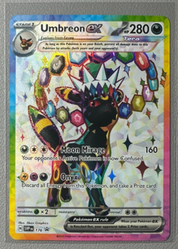 Pokemon Prismatic Evolutions Umbreon ex 176 SVP176 Figure Collection Promo 7 - Image 1
