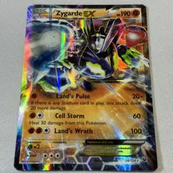 Zygarde EX 054/124 Ultra Rare Pokemon TCG XY Fates Collide Holo Mint Condition - Image 2
