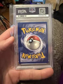 1999 Pokemon Fossil Gastly #33 Unlimited Non-Holo PSA 10 - Image 2