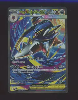 2025 Pokemon PFL EN Special Illustration Rare #127 Mega Sharpedo ex - Image 1