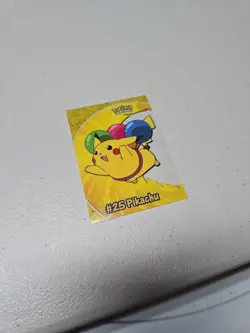 2000 Topps Chrome Pokemon Lp Clear Pikachu - Image 1