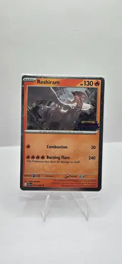 Reshiram Promo 017/094 – Sealed Pack Fresh – Pokemon TCG Phantom Forces - Image 1