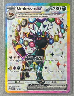 Pokemon Prismatic Evolutions Umbreon ex 176 SVP176 Figure Collection Promo 5 - Image 1