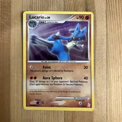 Lucario - 3/11 - Lucario Trainer Kit Holo Pokemon LP/MP - Image 1