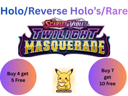Pokemon TCG Twilight Masquerade Singles Holo & Reverse Holo NM/Mint English - Image 1