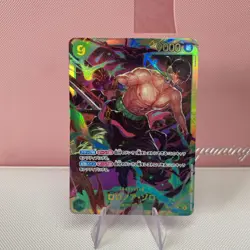 Roronoa Zoro OP06-118 SEC Jap Wings of the Captain - One Piece Card - NM - Image 1