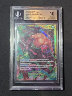 Roronoa Zoro OP06-118 SEC - Wings of the Captain - One Piece TCG -English-BGS 10 - Image 1