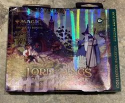MTG Lord of the Rings: Special Edition Collector Booster Omega Sealed (creased) - Image 1