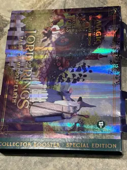 MTG Lord of the Rings: Special Edition Collector Booster Omega Sealed (creased) - Image 4