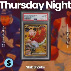 2025 POKEMON DESTINED RIVALS DRI EN #239/182 ETHAN'S HO-OH EX HYPER RARE PSA 10 - Image 1