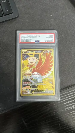 Ethan's Ho-Oh ex 239/182 Sv10: Destined Rivals Holo Hyper Rare PSA 10 Pokemon - Image 1