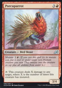 2X PORCUPARROT FOIL 128/274 RED IKORIA IKO MTG MAGIC NM X2 (yourdeckbuilder) - Image 1