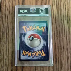 1999 POKEMON BASE SET UNLIMITED #1 ALAKAZAM-HOLO PSA 6 - Image 2